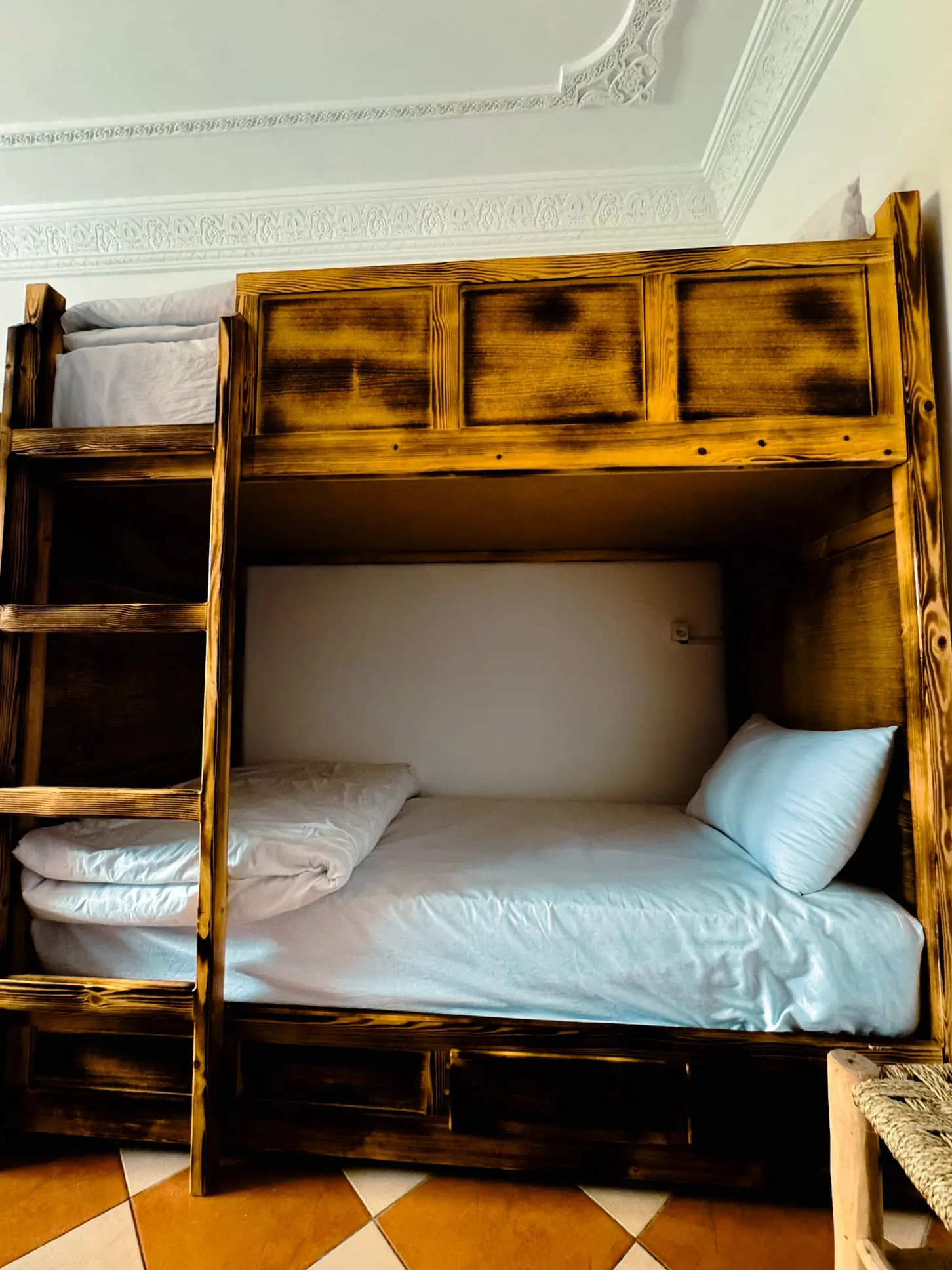 Dorm beds in surf house