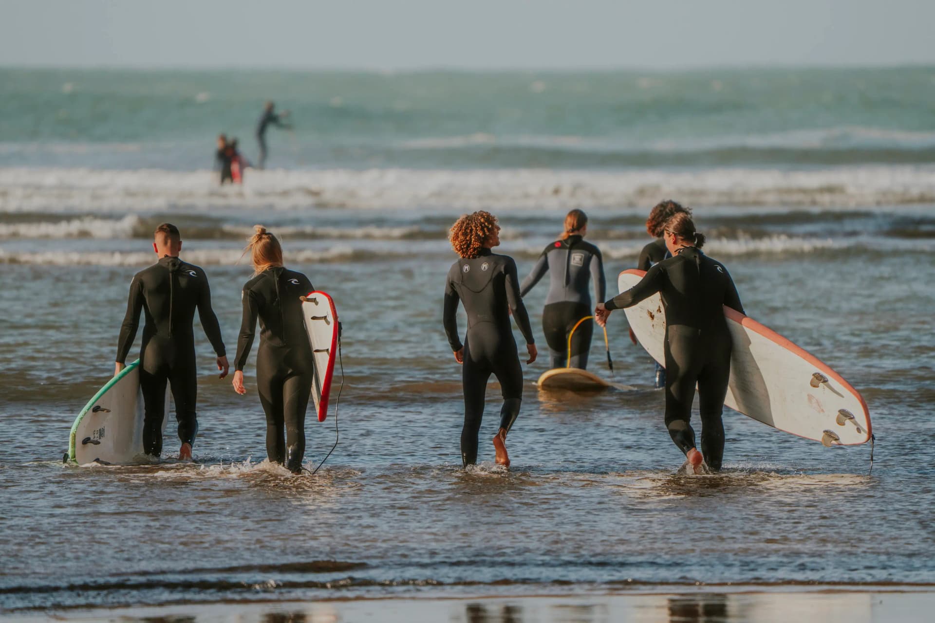 Surfing session at Salty Moves